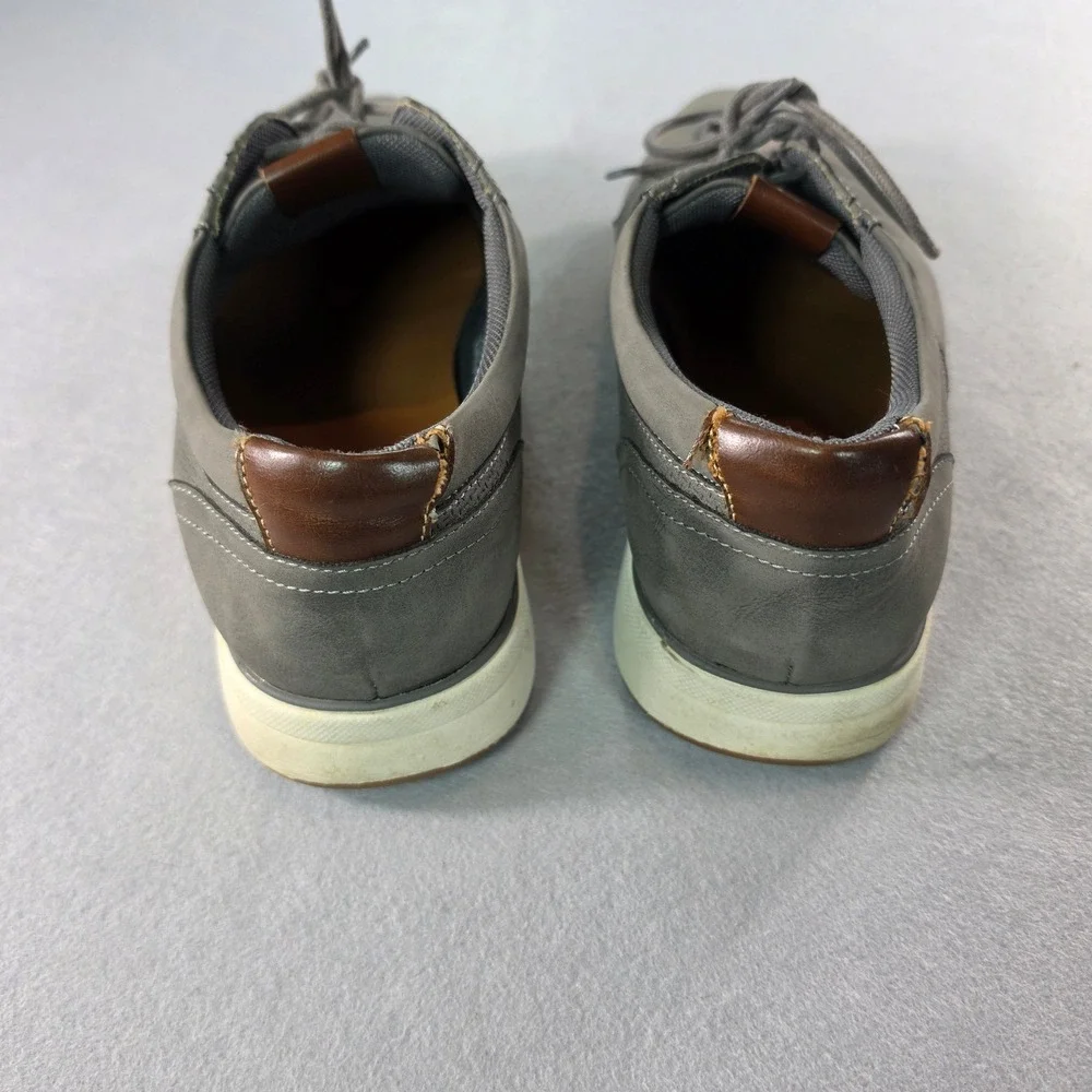 Maddox Braxton Mens Grey Hybrid Oxford Sneakers Dress Shoes Size 10.5M